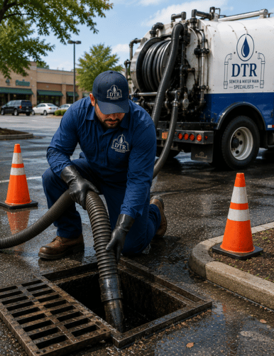 parking lot drain cleaning Nassau County