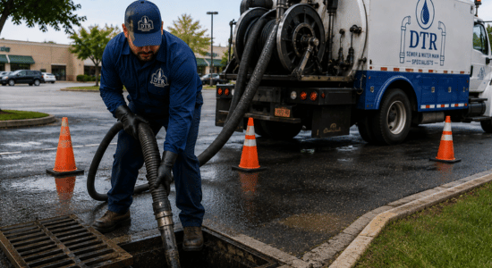 Dry Well & Parking Lot Drain Cleaning